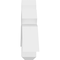 Ekena Millwork Alberta Architectural Grade PVC Gable Bracket, 36"W x 13 1/2"H x 4"D x 4"F, 9/12 Pitch GBP036X14X0404ALB00 - alternate 5